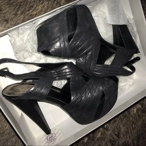 Open Toe Platform Heels